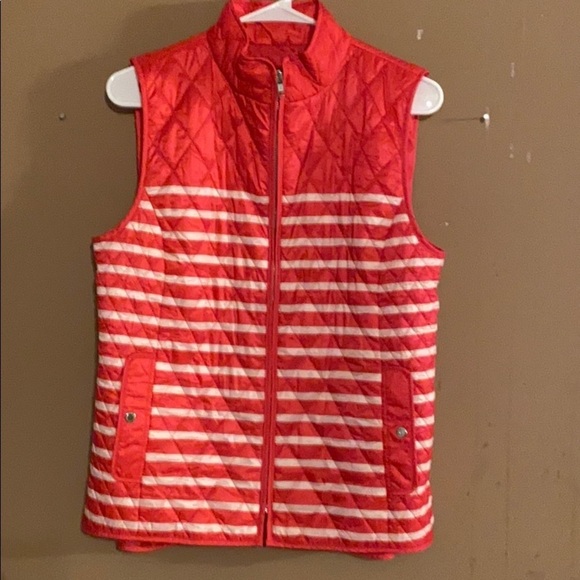 TALBOTS DIAMOND QUILTED ZIP UP VEST II - Picture 1 of 8
